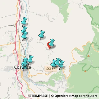 Mappa Via Margherita, 87047 San Pietro In Guarano CS, Italia (4.69667)