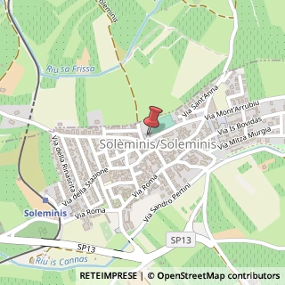 Mappa Via Municipio, 13, 09040 Soleminis, Cagliari (Sardegna)