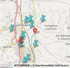 Mappa Padula, 87047 San Pietro in Guarano CS, Italia (2.20333)