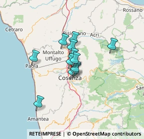 Mappa Padula, 87047 San Pietro in Guarano CS, Italia (9.20667)