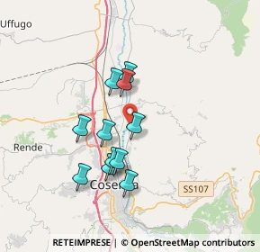 Mappa Padula, 87047 San Pietro in Guarano CS, Italia (3.19636)