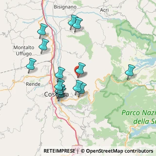 Mappa Via Destre, 87047 San Pietro In Guarano CS, Italia (8.06643)