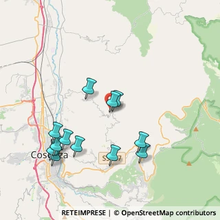 Mappa Via Destre, 87047 San Pietro In Guarano CS, Italia (4.48583)