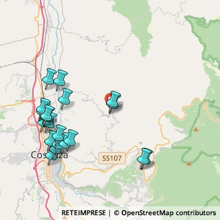 Mappa Via Destre, 87047 San Pietro In Guarano CS, Italia (5.2925)