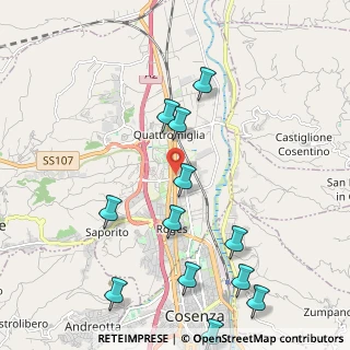 Mappa Via P. Mascagni, 87036 Quattromiglia CS, Italia (2.68167)