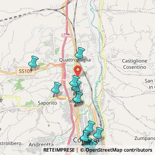 Mappa Via P. Mascagni, 87036 Quattromiglia CS, Italia (3.05667)