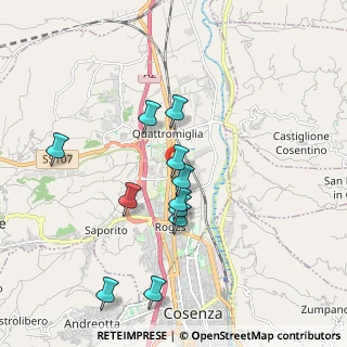 Mappa Via P. Mascagni, 87036 Quattromiglia CS, Italia (1.90273)