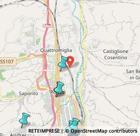 Mappa Contrada Santa Rosa, 87036 Rende CS, Italia (3.63636)