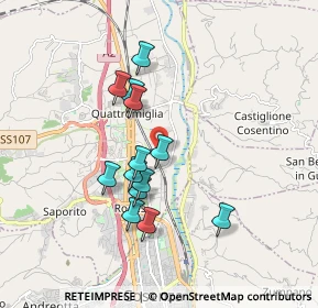 Mappa Contrada Santa Rosa, 87036 Rende CS, Italia (1.66)