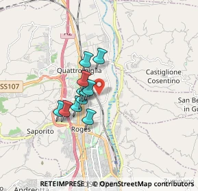 Mappa Contrada Santa Rosa, 87036 Rende CS, Italia (1.24091)