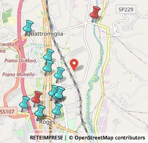 Mappa Contrada Santa Rosa, 87036 Rende CS, Italia (1.31)