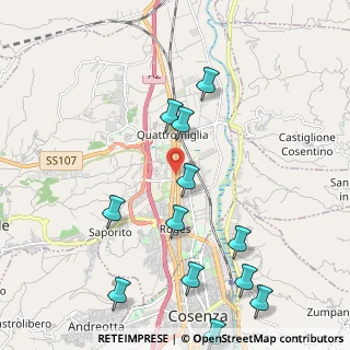 Mappa Via P. Mascagni, 87036 Rende CS, Italia (2.68833)