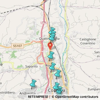 Mappa Via P. Mascagni, 87036 Rende CS, Italia (2.78909)