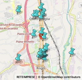 Mappa Via Gioacchino Rossini, 87036 Cosenza CS, Italia (1.024)