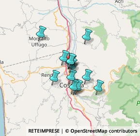 Mappa Via Sironi, 87036 Rende CS, Italia (4.73571)