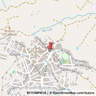 Mappa Via Monserrato, 10, 09040 Burcei, Medio Campidano (Sardegna)