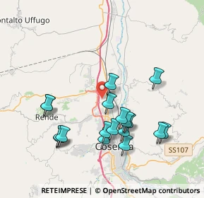 Mappa Via Atene, 87036 Quattromiglia CS, Italia (4.20222)