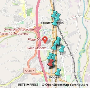 Mappa Via Atene, 87036 Quattromiglia CS, Italia (0.96867)