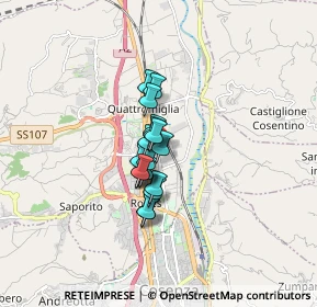 Mappa Via Francesco e Carolina Principe, 87036 Rende CS, Italia (1.02)