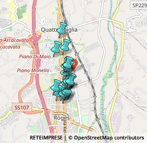 Mappa Via Francesco e Carolina Principe, 87036 Rende CS, Italia (0.6505)