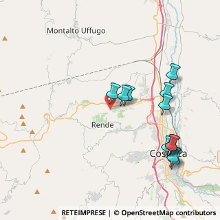 Mappa Via Scalo Ferroviario, 87036 Rende CS, Italia (4.63545)