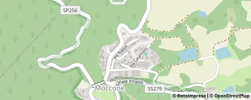 Mappa Spezzano della Sila