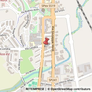 Mappa Via Gioacchino Rossini, 257, 87036 Rende, Cosenza (Calabria)