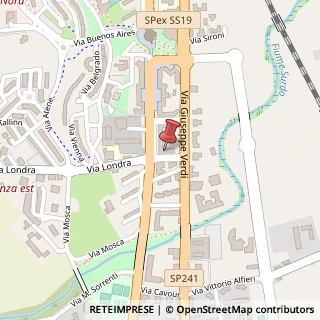 Mappa Via Giacomo Puccini, 87036 Quattromiglia CS, Italia, 87036 Rende, Cosenza (Calabria)