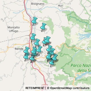 Mappa CS 87047, 87047 San Pietro In Guarano CS, Italia (6.67)