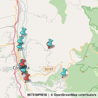 Mappa Via Luigi Settino, 87047 San Pietro In Guarano CS, Italia (6.04091)