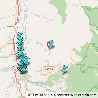 Mappa Via Luigi Settino, 87047 San Pietro In Guarano CS, Italia (6.121)