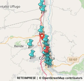 Mappa 87036 Quattromiglia CS, Italia (3.68786)