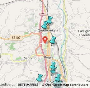 Mappa 87036 Quattromiglia CS, Italia (3.32077)