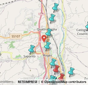 Mappa 87036 Quattromiglia CS, Italia (3.05)