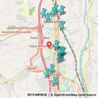 Mappa 87036 Quattromiglia CS, Italia (1.09778)