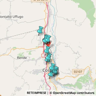 Mappa CRUC - Quartiere Nervoso, 87036 Rende CS, Italia (3.27462)
