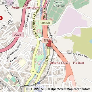 Mappa Via Irno, 209, 84135 Salerno, Salerno (Campania)