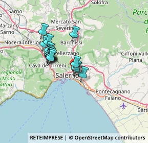 Mappa Via Sant'ALfonso Maria Dè Liguori, 84135 Salerno SA, Italia (5.63118)