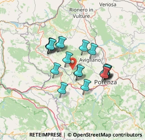 Mappa Contrada Isca della Botte, 85050 Baragiano PZ, Italia (11.6715)