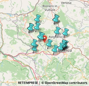 Mappa Contrada Isca della Botte, 85050 Baragiano PZ, Italia (12.0715)