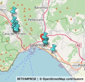 Mappa Via Giacinto Farina, 84126 Salerno SA, Italia (4.79357)