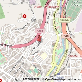 Mappa Via Francesco Crispi, 7, 84126 Cava de' Tirreni, Salerno (Campania)