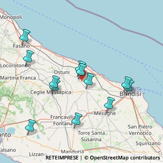 Mappa Contrada Maresca, 72012 Carovigno BR, Italia (17.61333)