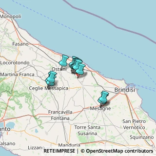 Mappa Contrada Maresca, 72012 Carovigno BR, Italia (8.53867)