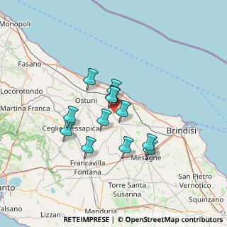 Mappa Contrada Maresca, 72012 Carovigno BR, Italia (11.23917)