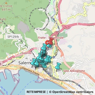 Mappa Via Maestro Petroncello, 84126 Salerno SA, Italia (0.797)