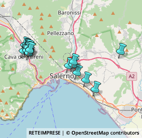 Mappa Via Padre Pergamo Basilio, 84126 Salerno SA, Italia (4.414)