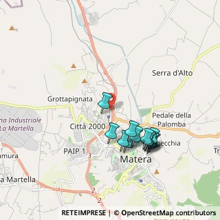 Mappa SS 99 per Altamura, 75100 Matera MT, Italia (1.95214)