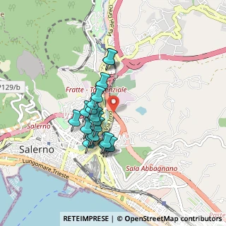 Mappa Via S. Alfonso M. De Liguori, 84135 Salerno SA, Italia (0.7515)