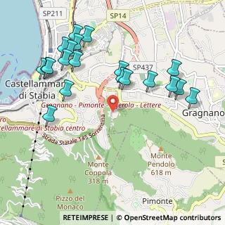 Mappa Via Vena della Fossa, 80054 Gragnano NA, Italia (1.248)